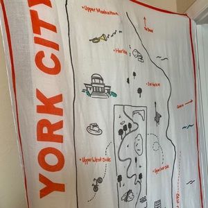 NYC map scarf.